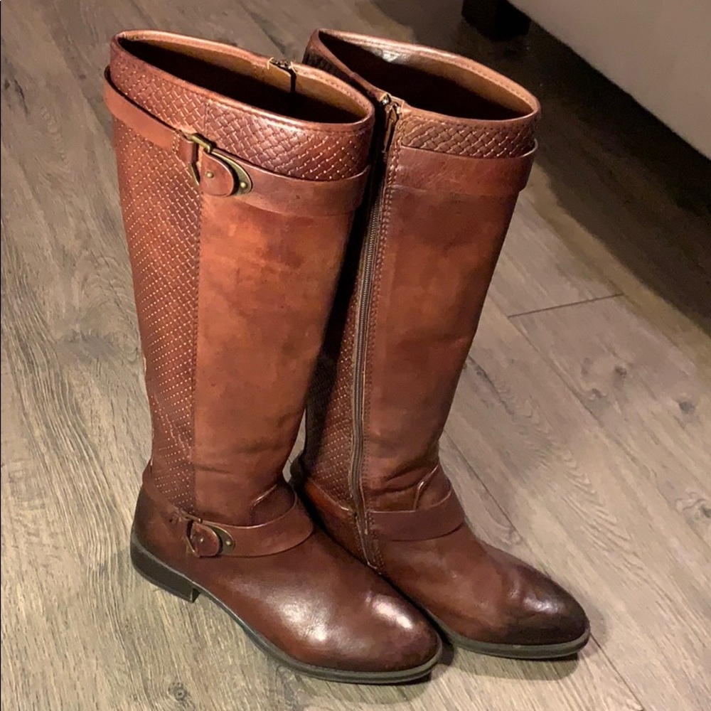 Antonio Melani Tall Leather Boots - Picture 6 of 8